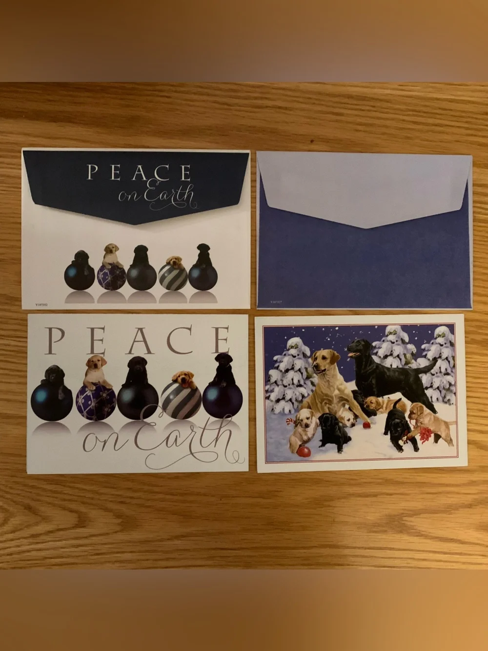 Dog Christmas Cards (7) w/postage
